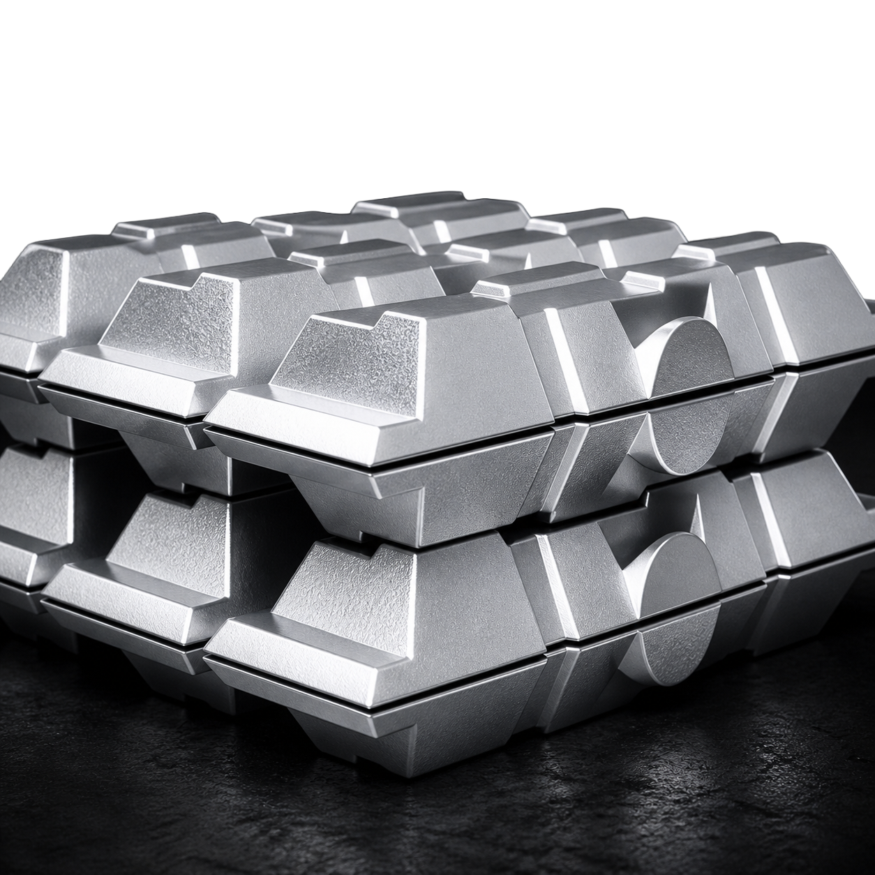 Aluminium ingots
